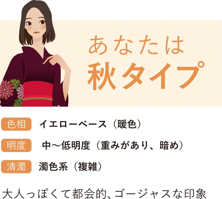 あなたは秋カラー